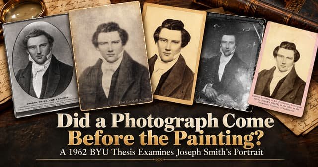 Did a Photograph Come Before the Painting? A 1962 BYU Thesis Examines Joseph Smith’s Portrait (image 1)