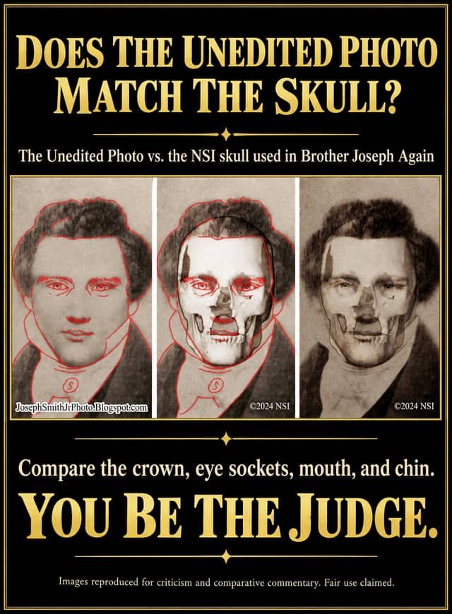 Does the Unedited Photo of Joseph Smith Match the Skull (image 1)