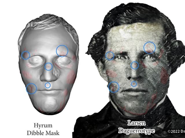 Hyrum Smith's identity through the examination of the Larsen Daguerreotype. (image 3)