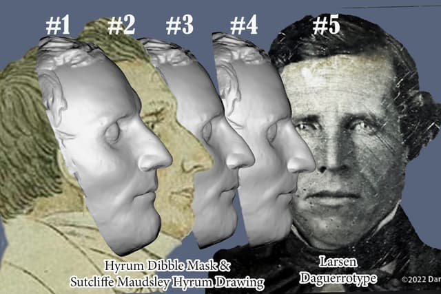 Hyrum Smith's identity through the examination of the Larsen Daguerreotype. (image 4)