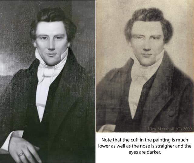 Decoding the Alleged Connection: Exploring the RLDS Painting of Joseph Smith Jr. and its Relationship with the Marshall Photo (image 1)